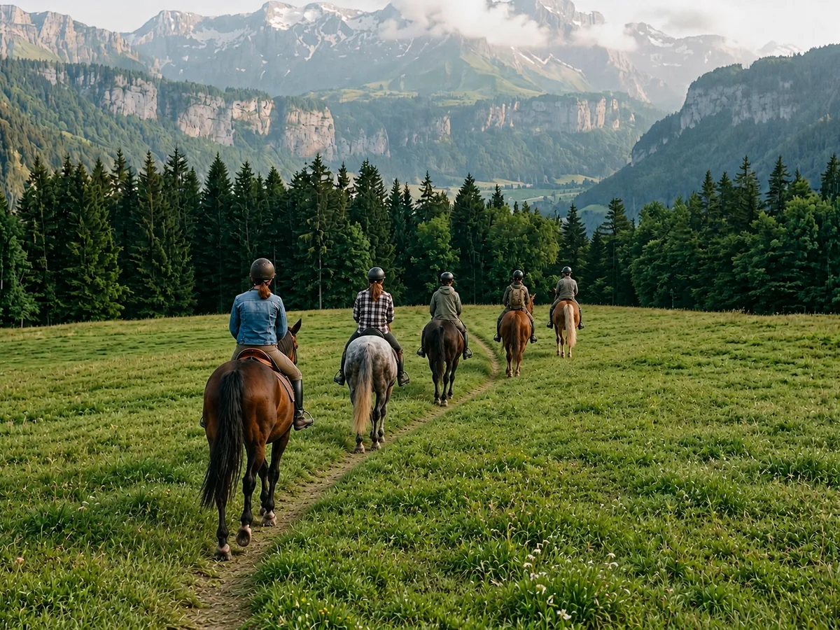 Balade à cheval en Isère, autour de Vizille