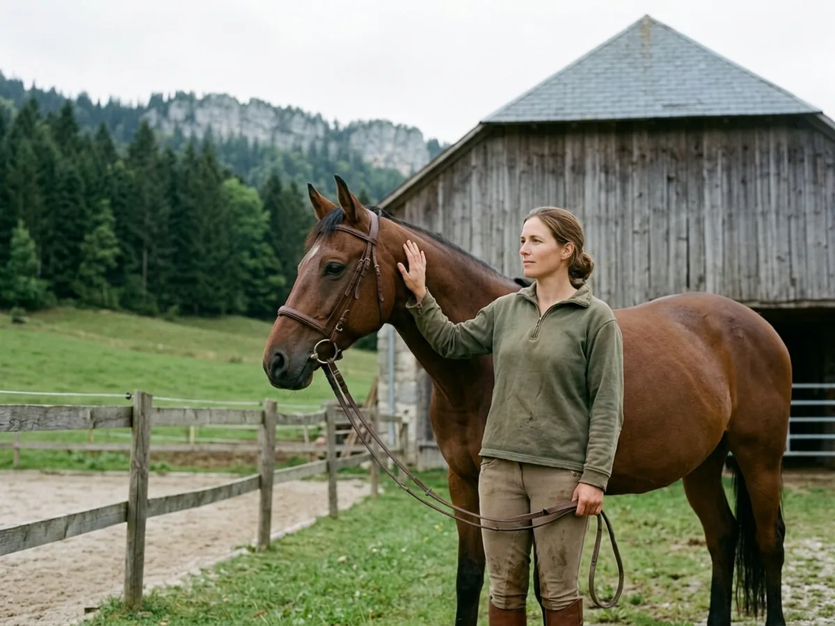 Cours d'équitation à Vizille, Isère