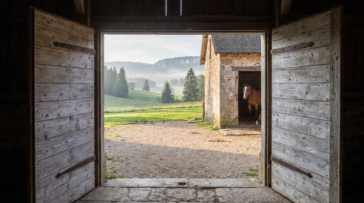 Entrée, Écurie Equi-Pom d'Amour, centre équestre à Vizille