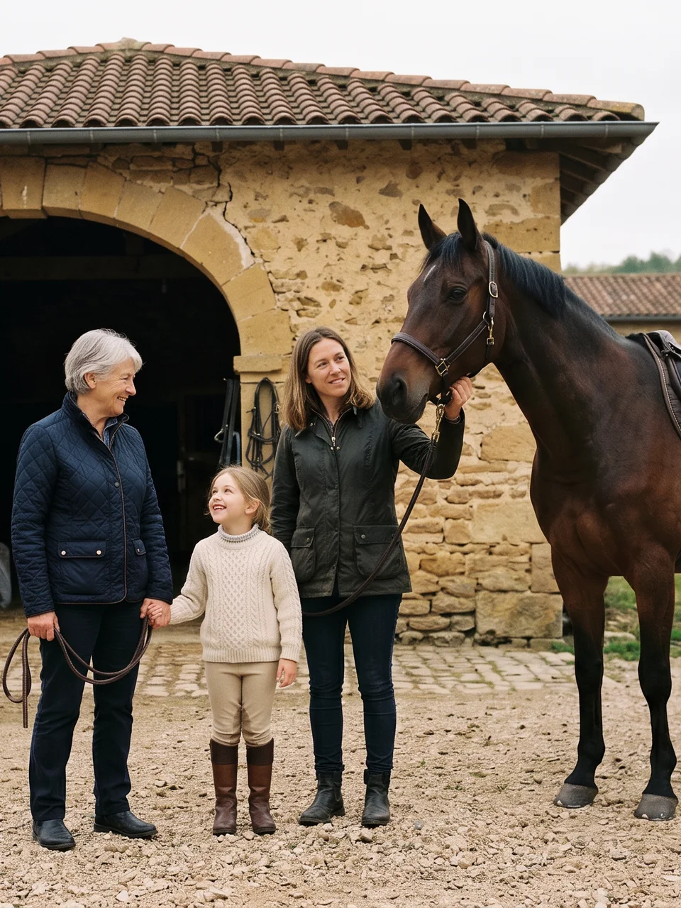 L'équipe, Écurie Equi-Pom d'Amour, centre équestre à Vizille